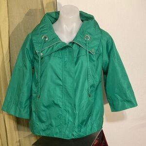 Green rain jacket from Ambition vintage styling L